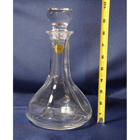 Garanti 24% Lead Cristal France Decanter with Stopper‎ (5c6) - Picture 1 of 8